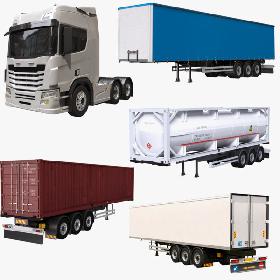 EU Generic Truck Collection 3D model